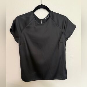Express Black Short Sleeve Women's Top